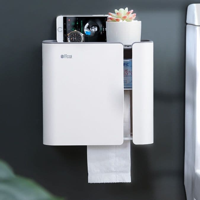 トイレットペーパーホルダー 多機能トイレットペーパーホルダーカバー