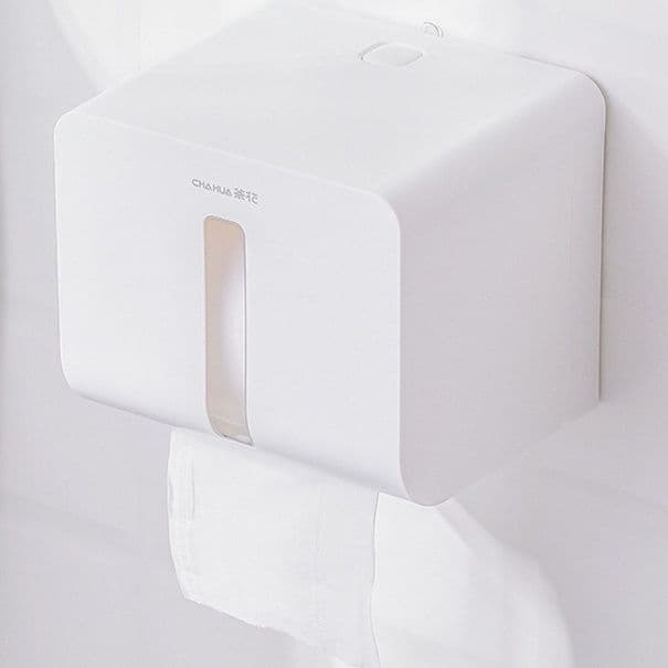 トイレットペーパーホルダー 壁掛け式防水トイレットペーパーホルダーカバー