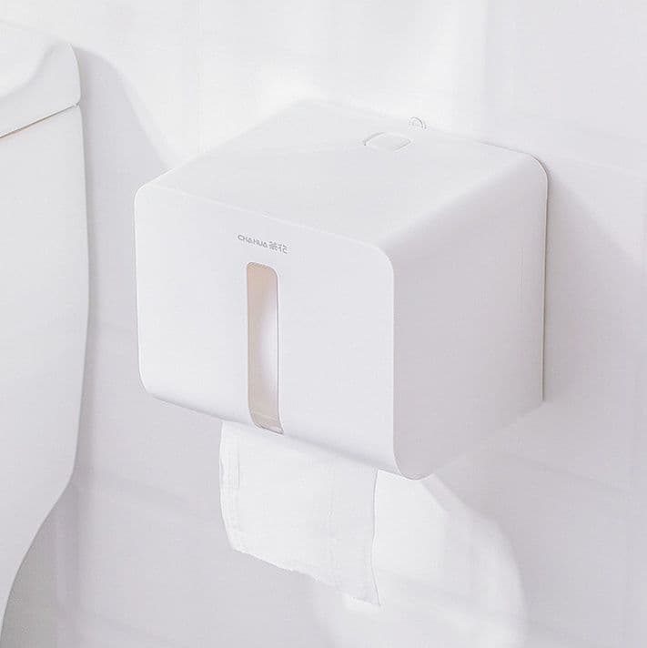 トイレットペーパーホルダー 壁掛け式防水トイレットペーパーホルダーカバー