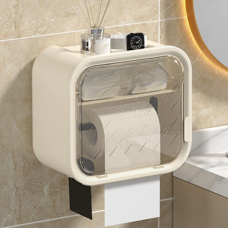 トイレットペーパーホルダー 多機能壁掛け式トイレットペーパーホルダーカバー