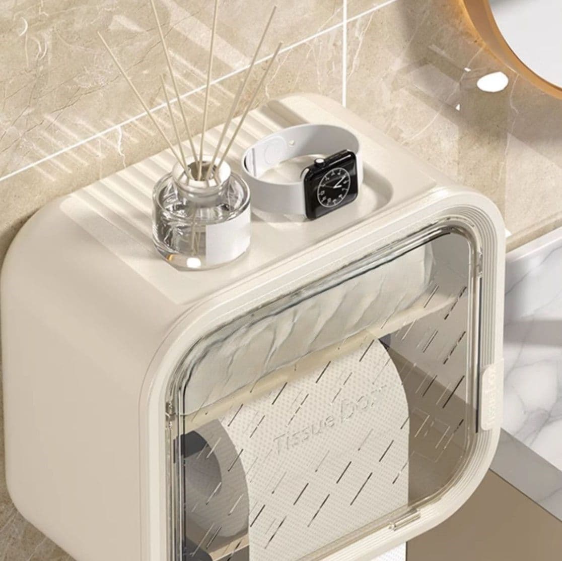 トイレットペーパーホルダー 多機能壁掛け式トイレットペーパーホルダーカバー