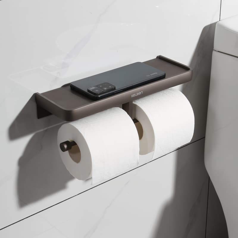 トイレットペーパーホルダー 多機能ペーパーホルダー収納棚