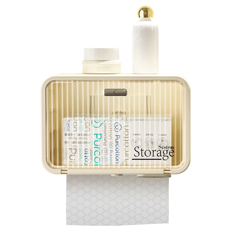 トイレットペーパーホルダー 多機能収納付きトイレットペーパーホルダーカバー