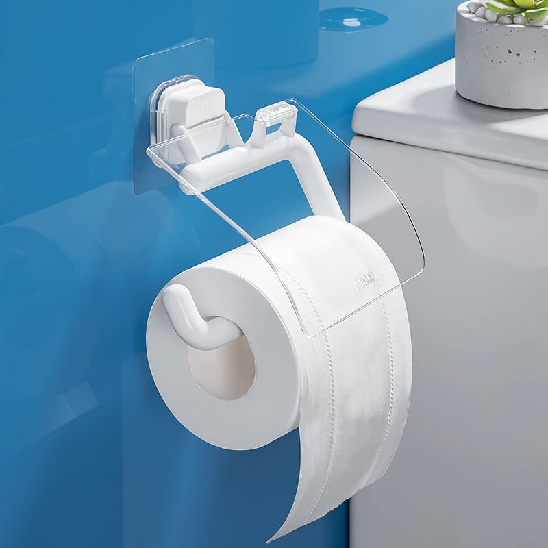 トイレットペーパーホルダー 透明アクリル トイレットペーパーホルダー