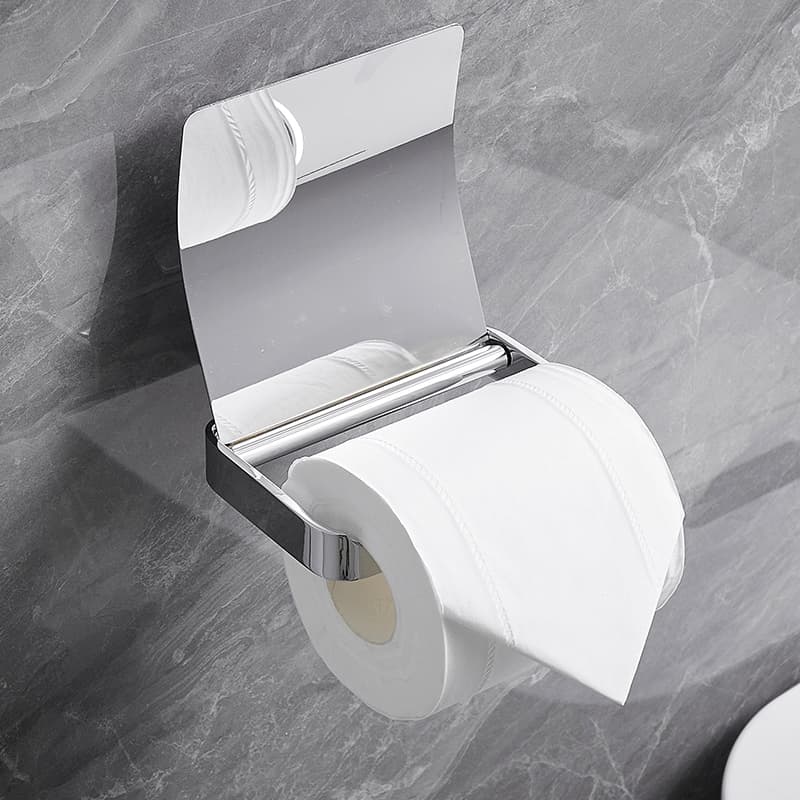 トイレットペーパーホルダー 高級感メタリックペーパーカバー