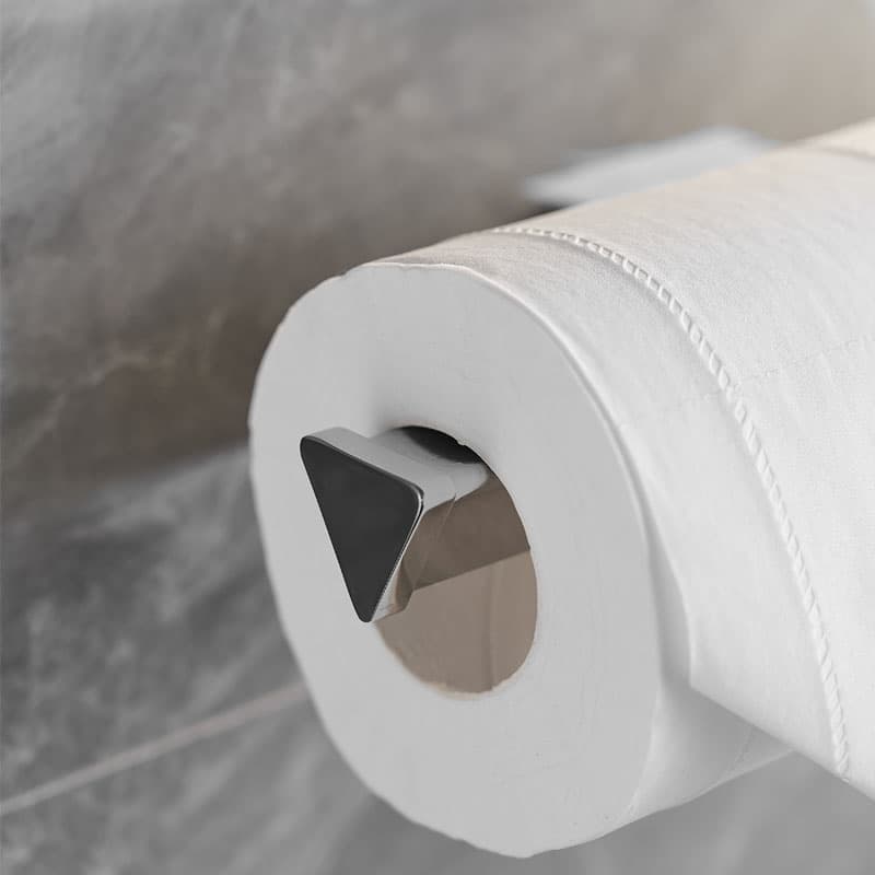 トイレットペーパーホルダー ダブルアーム式ステンレスホルダー