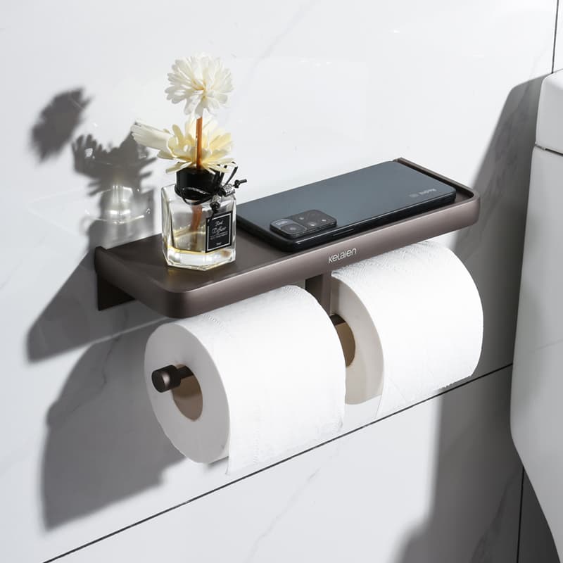 トイレットペーパーホルダー 多機能ペーパーホルダー収納棚