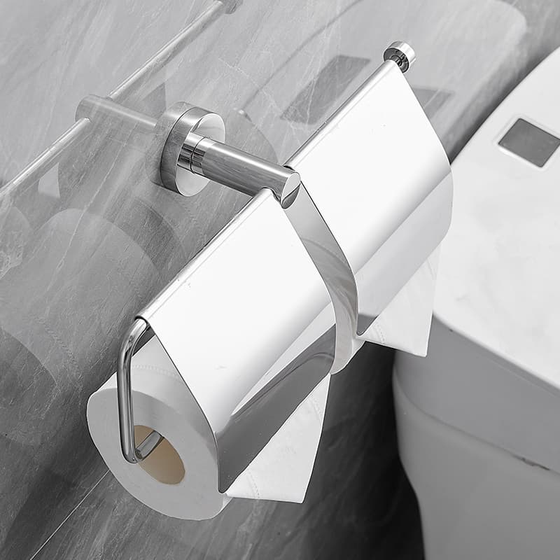 トイレットペーパーホルダー シンプル二連ペーパーホルダー