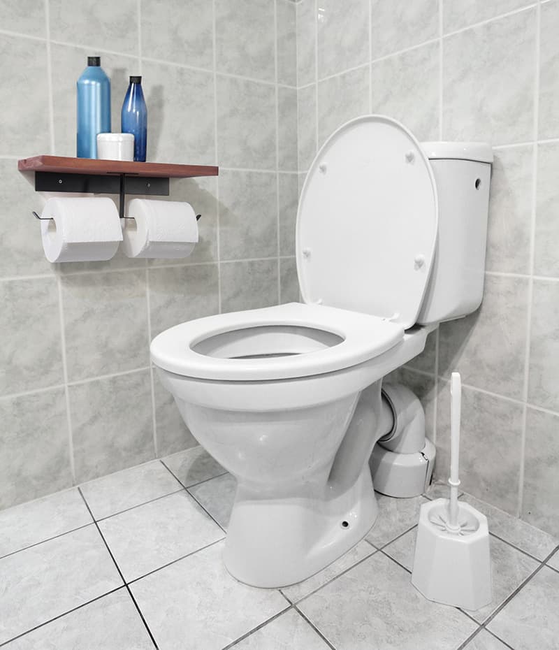 トイレットペーパーホルダー 木製棚板付き壁掛け2連トイレットペーパーホルダー