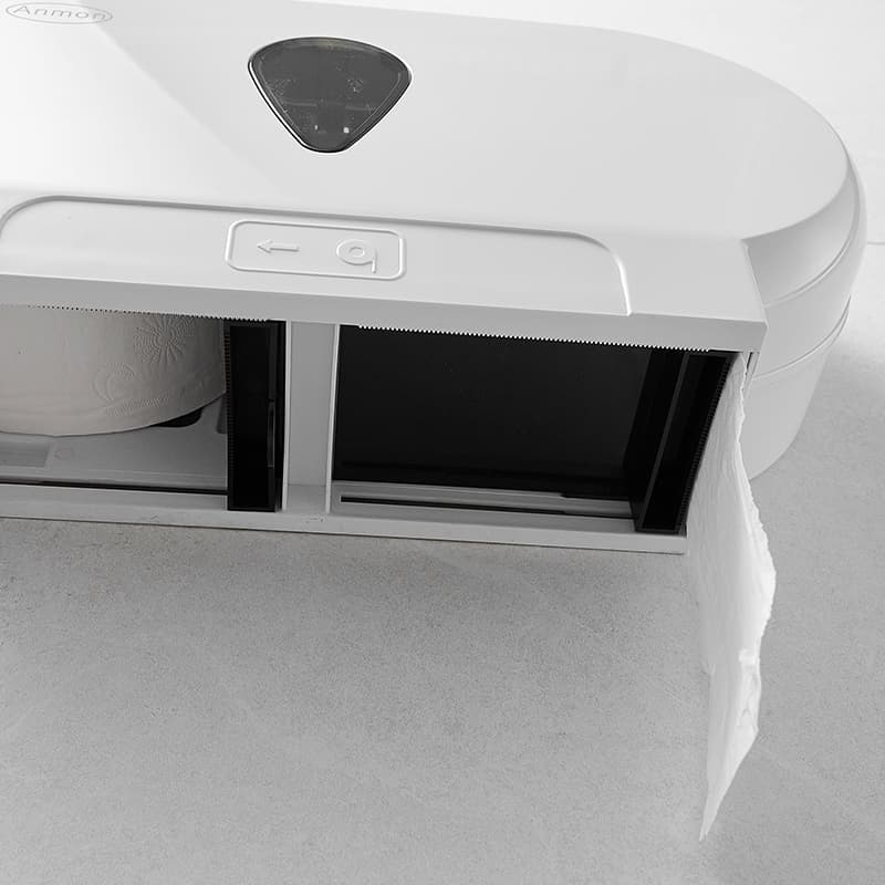 トイレットペーパーホルダー スタイリッシュ収納二連ホルダー