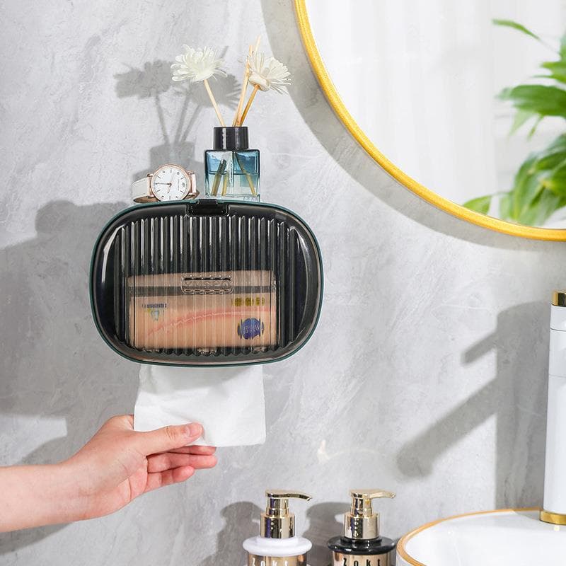 トイレットペーパーホルダー モダン収納トイレットペーパーホルダー