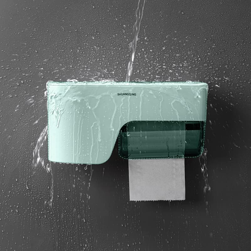 トイレットペーパーホルダー 多機能収納付きペーパーホルダー