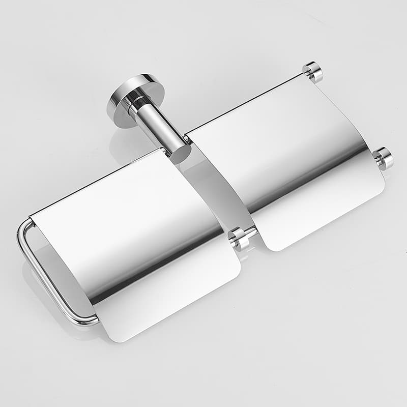 トイレットペーパーホルダー シンプル二連ペーパーホルダー