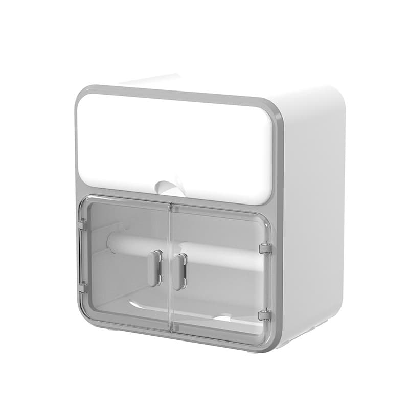 トイレットペーパーホルダー 多機能収納付きペーパーホルダー