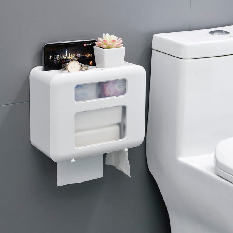トイレットペーパーホルダー 多機能ウォールペーパーホルダー