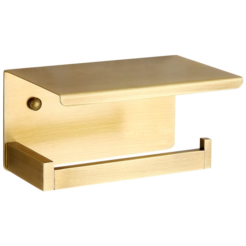 トイレットペーパーホルダー 多機能スマホ置き棚付きペーパーホルダー