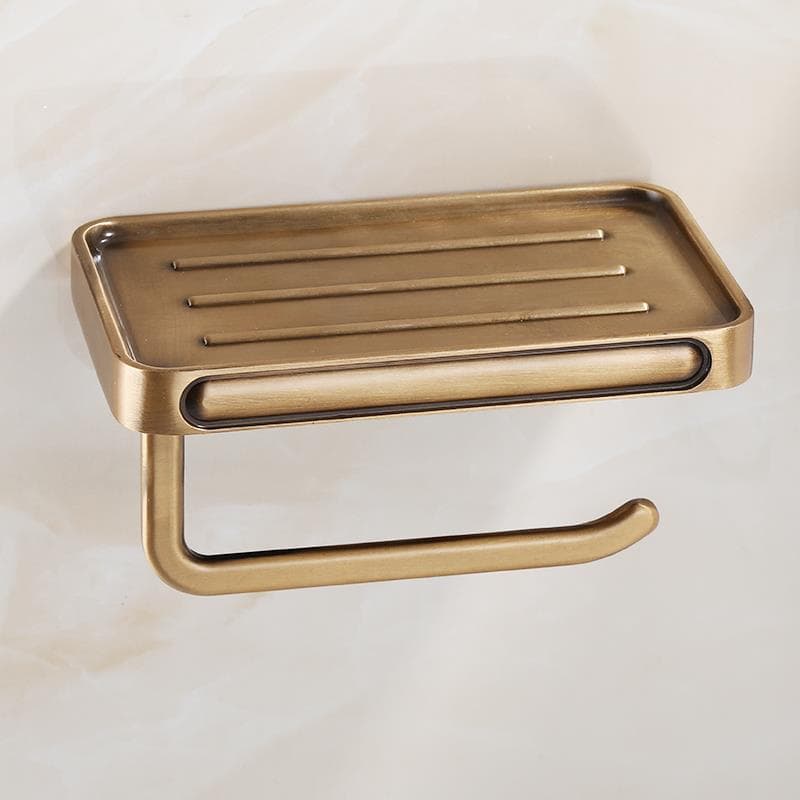 トイレットペーパーホルダー 多機能スマホ置き付きトイレ棚ホルダー