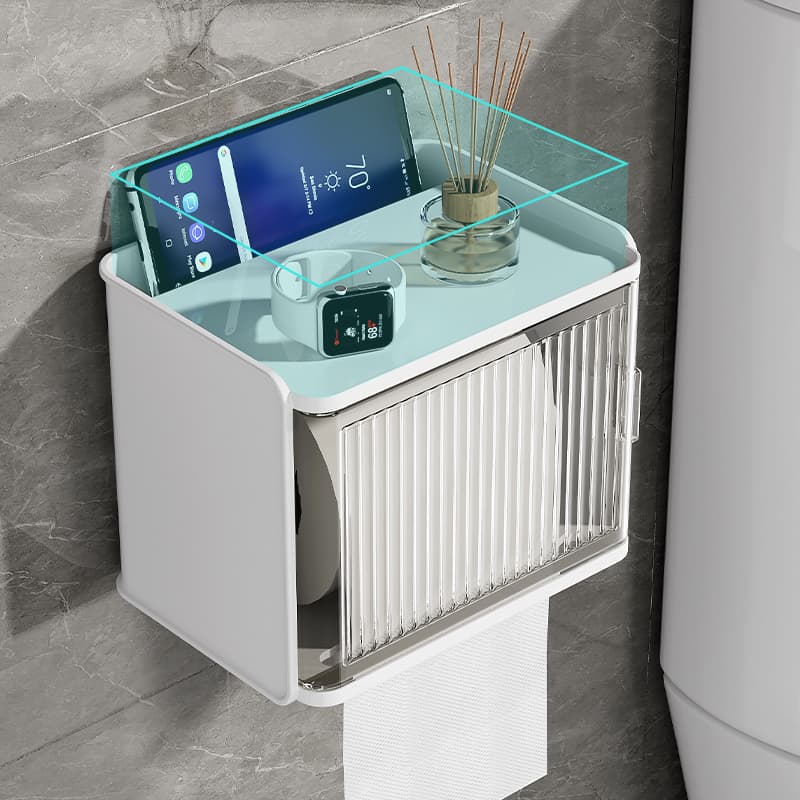 トイレットペーパーホルダー 多機能収納付きトイレットペーパーホルダーカバー